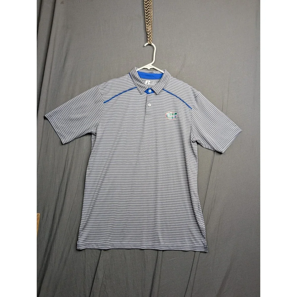 Russell‎ Men's L (42-44) Florida Gators Striped Polo Shirt